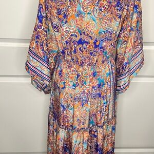 Colorful Paisley Women's Dress